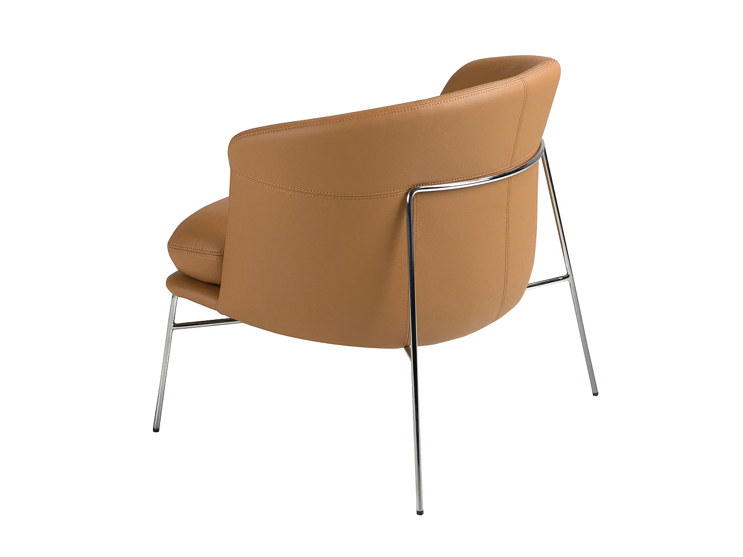 Fauteuil en similicuir marron 5192 ANGEL CERDA