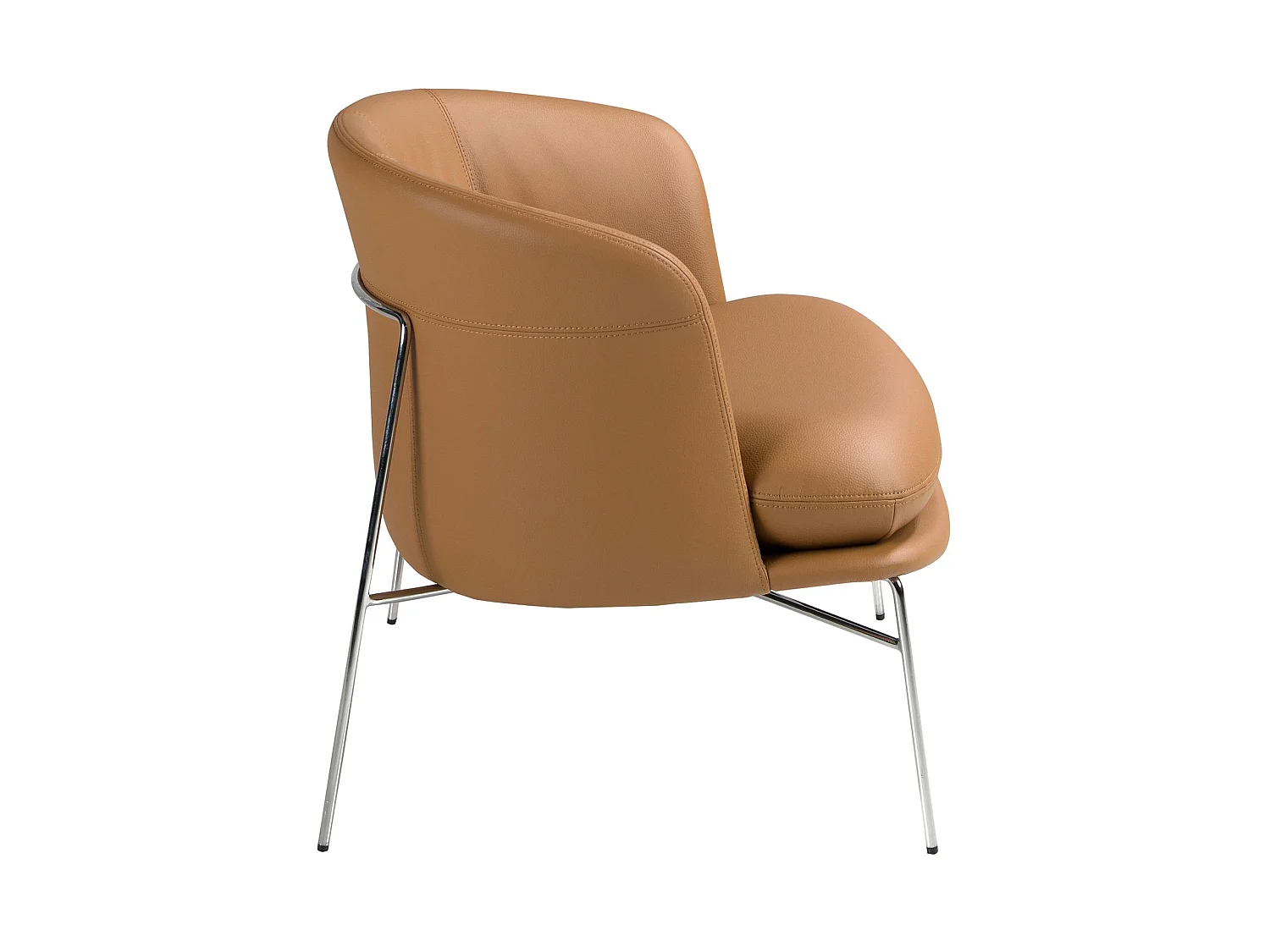 Fauteuil en similicuir marron 5192 ANGEL CERDA