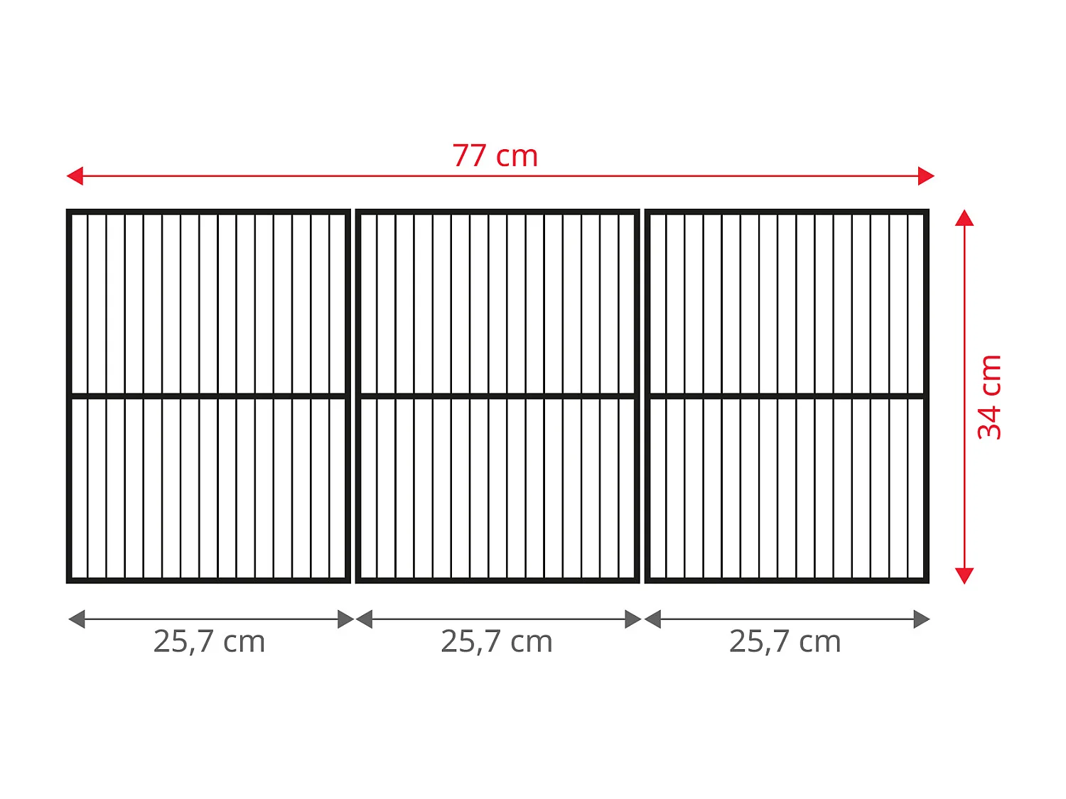 Gasgrill BRANDO 6+1 Schwarz