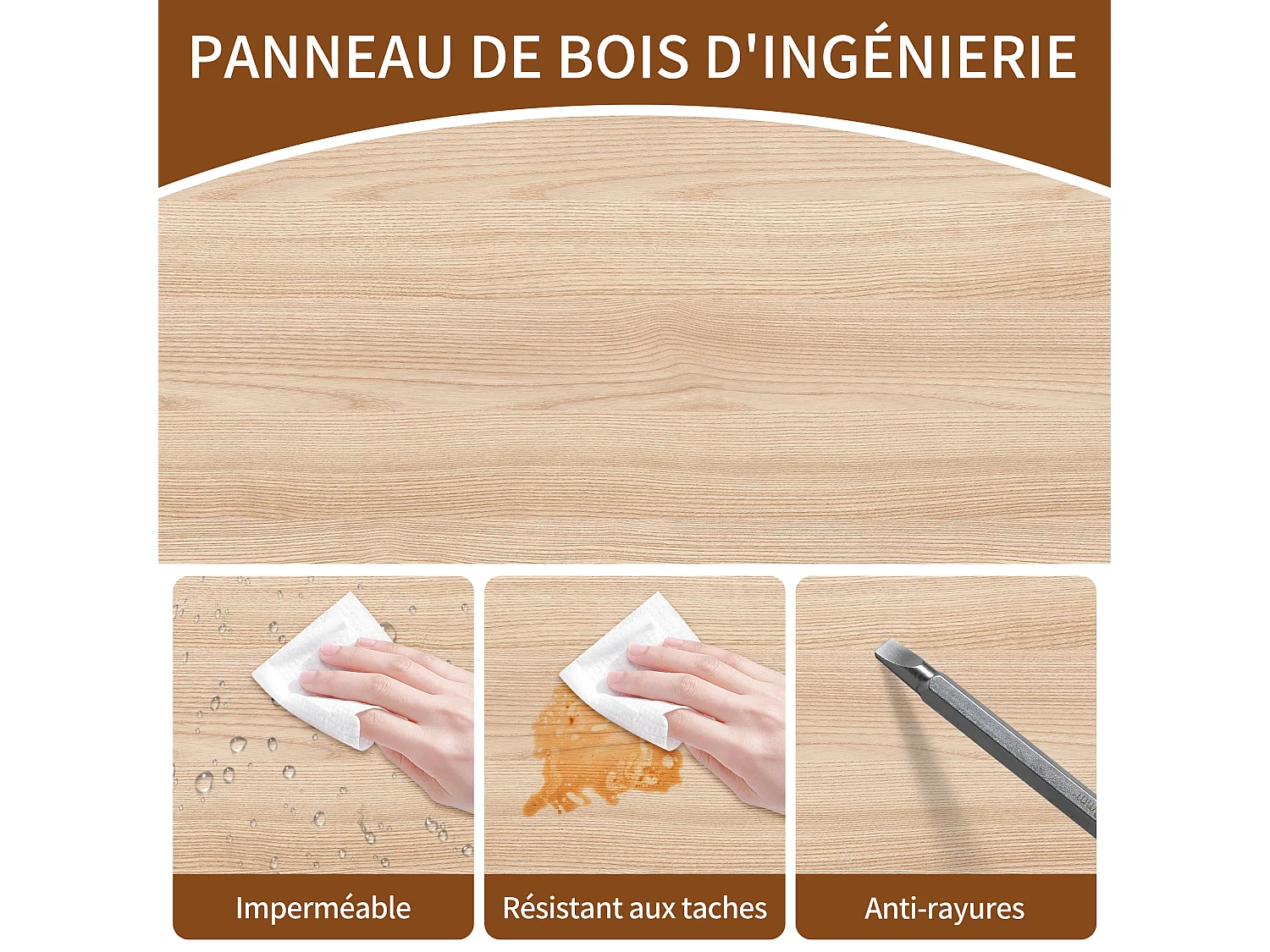 Supports de télévision extensibles avec éclairage LED - Cabinet de télévision - Mobilier de télévision modulaire de console multimédia, rangement ouvert et tiroirs