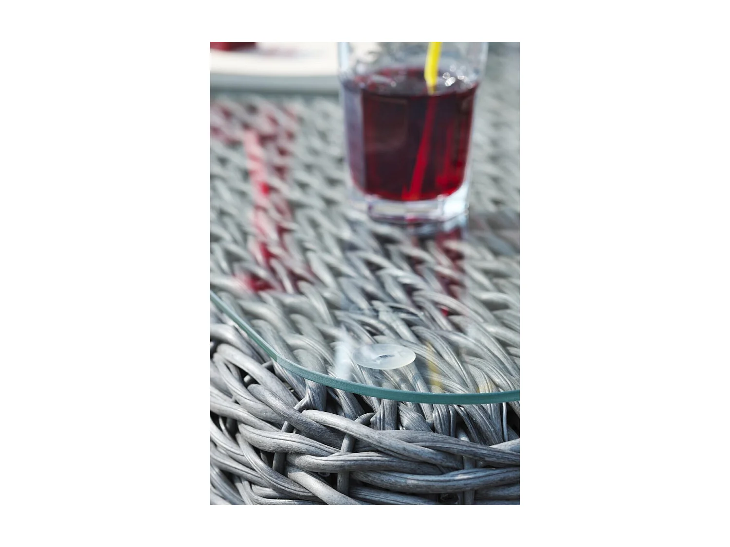 Salón de jardín 7 plazas de resina trenzada