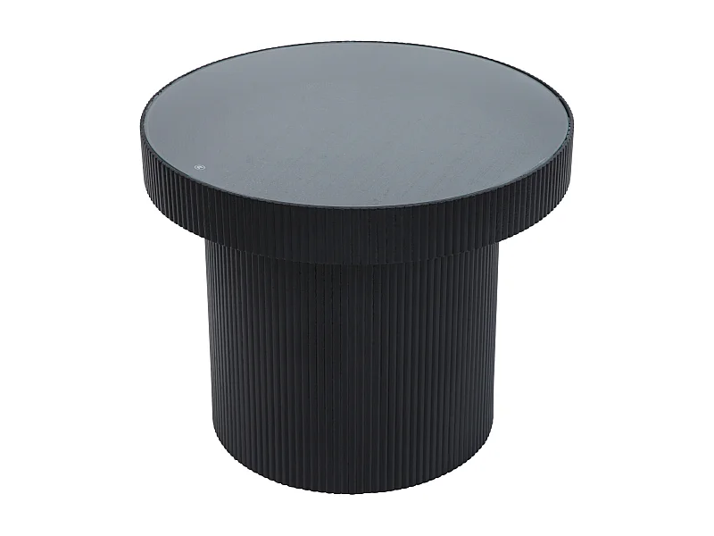 BEISTELLTISCH Miguel mit Glas