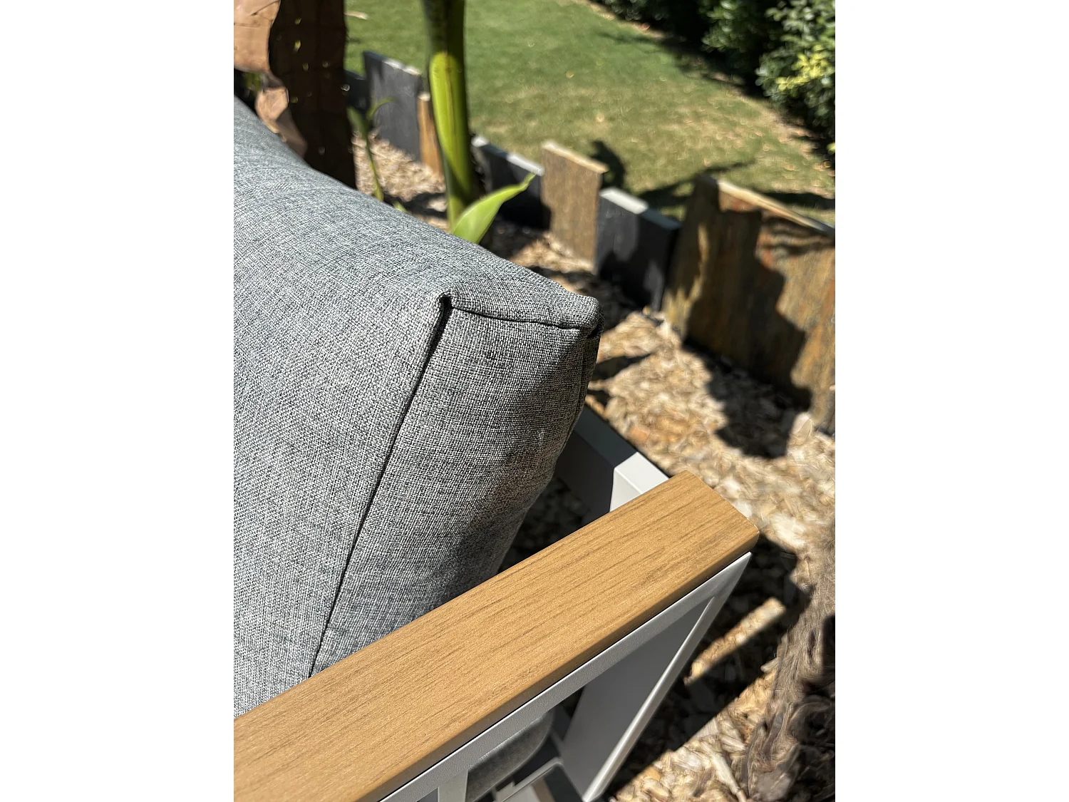 Salon de jardin 5 places en aluminium