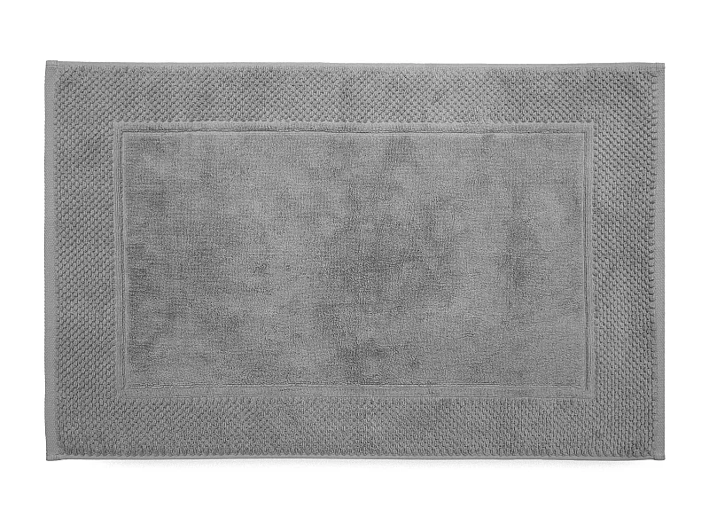 Tapis de bain coton 1000 g/m² 50x80 cm TETHYS gris Brume