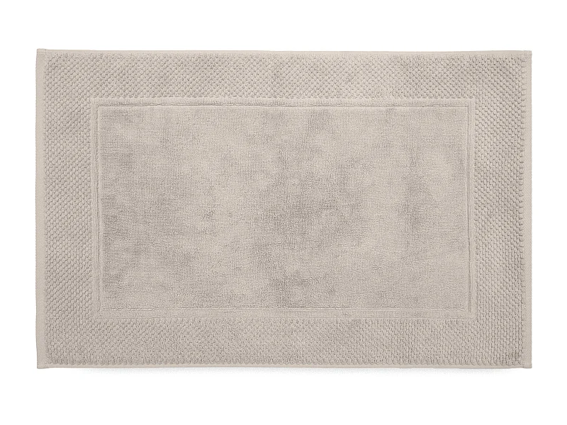 Tapis de bain coton 1000 g/m² 50x80 cm TETHYS beige Chanvre
