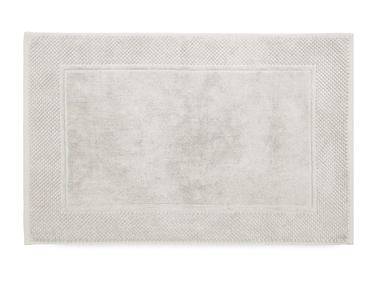 Tapis de bain coton 1000 g/m² 50x80 cm TETHYS gris Perle