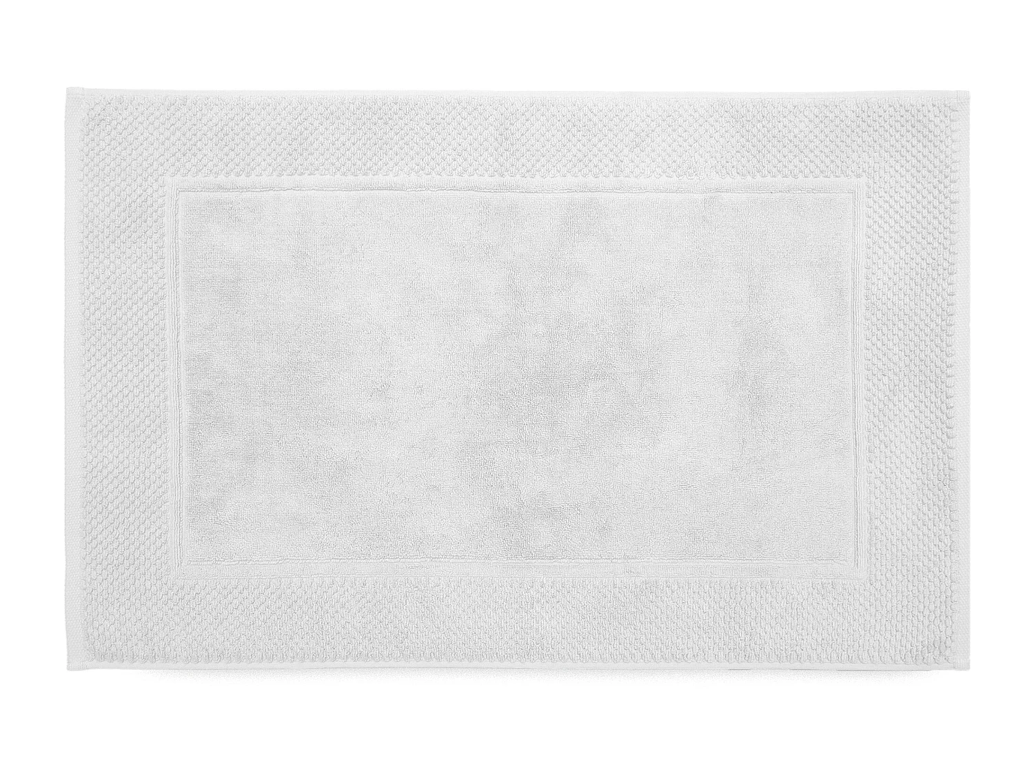 Tapis de bain coton 1000 g/m² 50x80 cm TETHYS blanc Neige