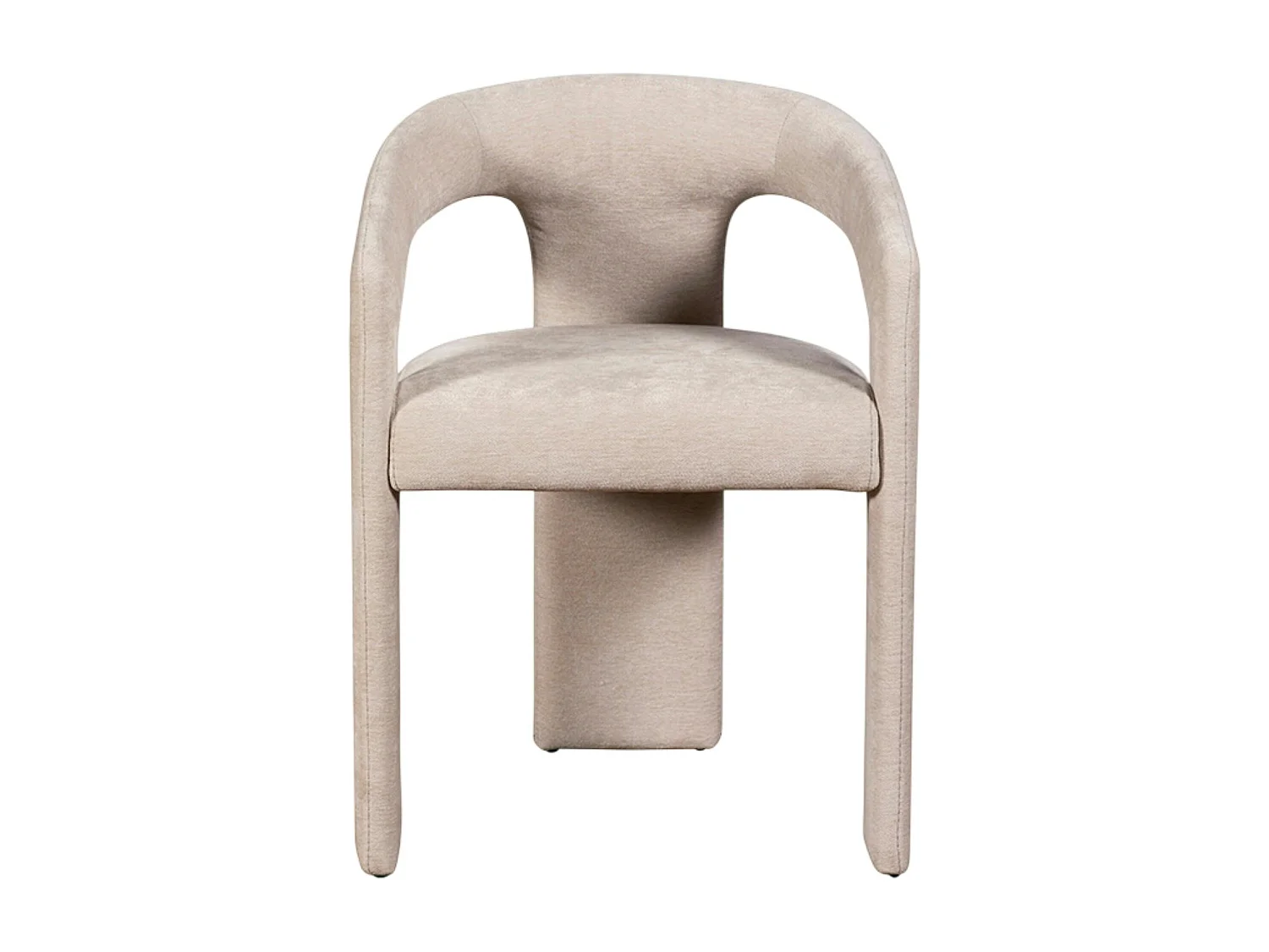 Fauteuil de table beige à 3 pieds (lot de 2) IDAHO