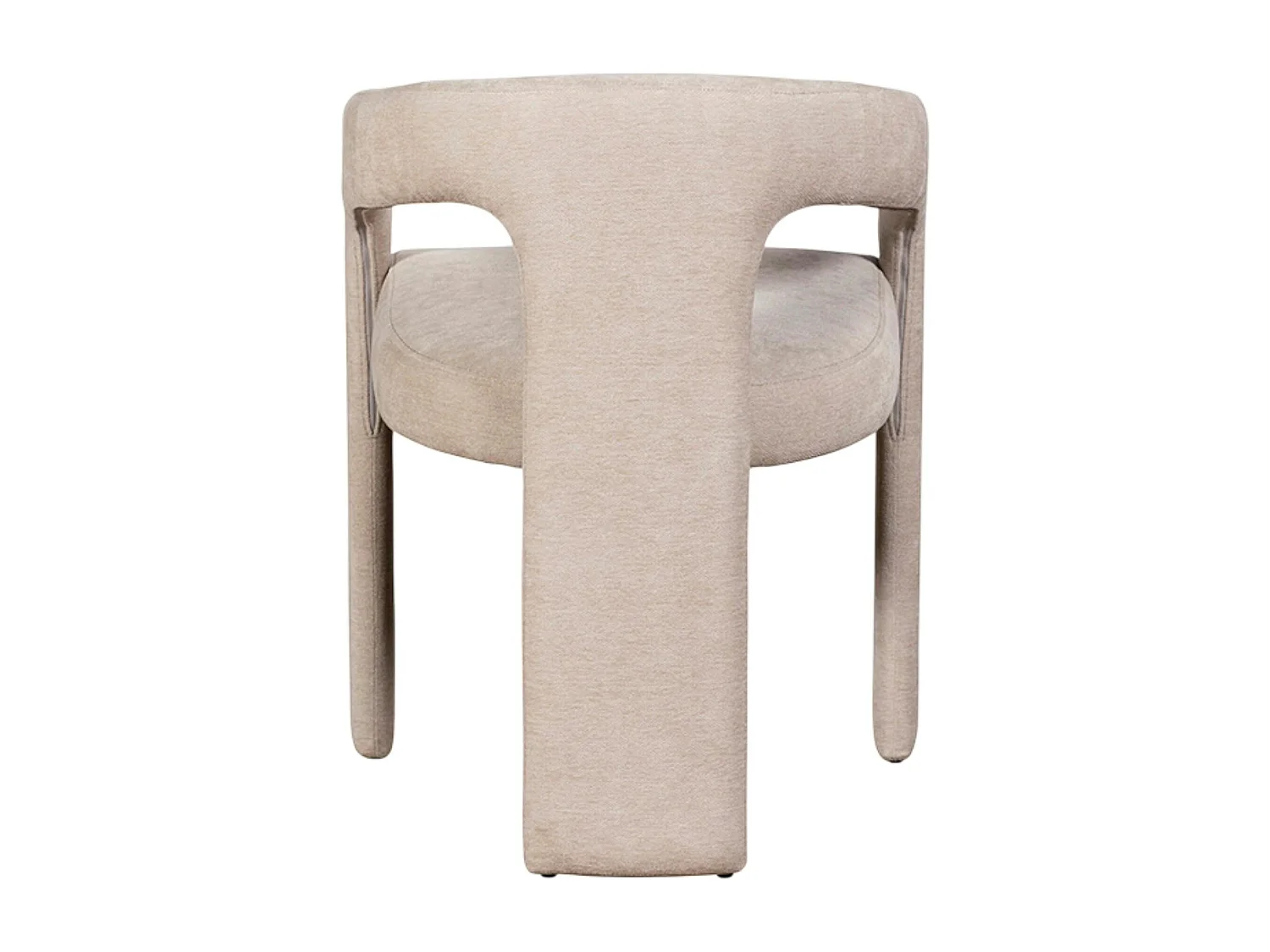 Fauteuil de table beige à 3 pieds (lot de 2) IDAHO