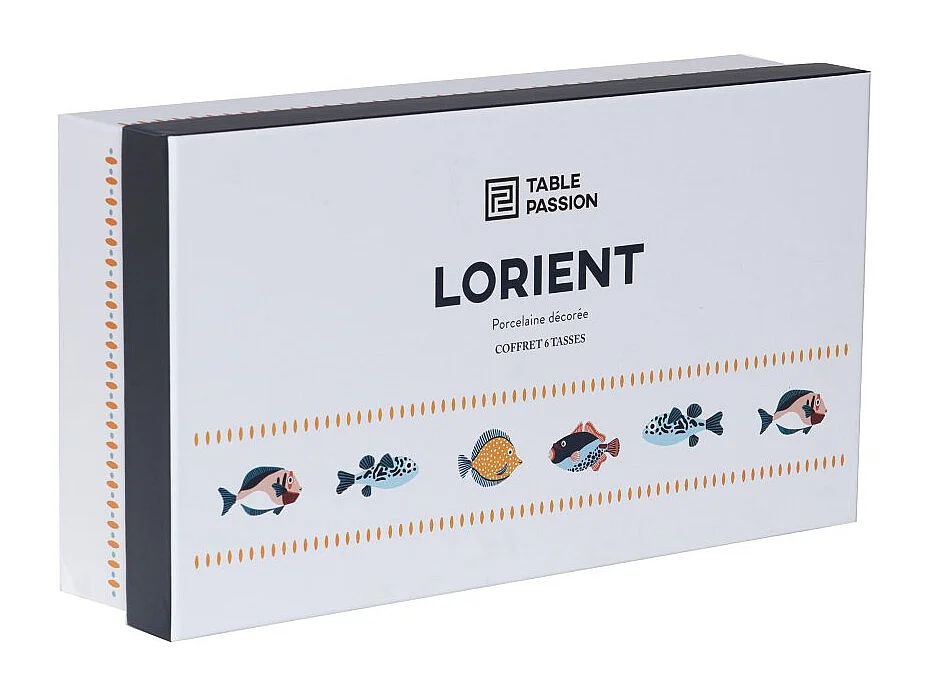 Coffret de 6 tasses Lorient 23 cl