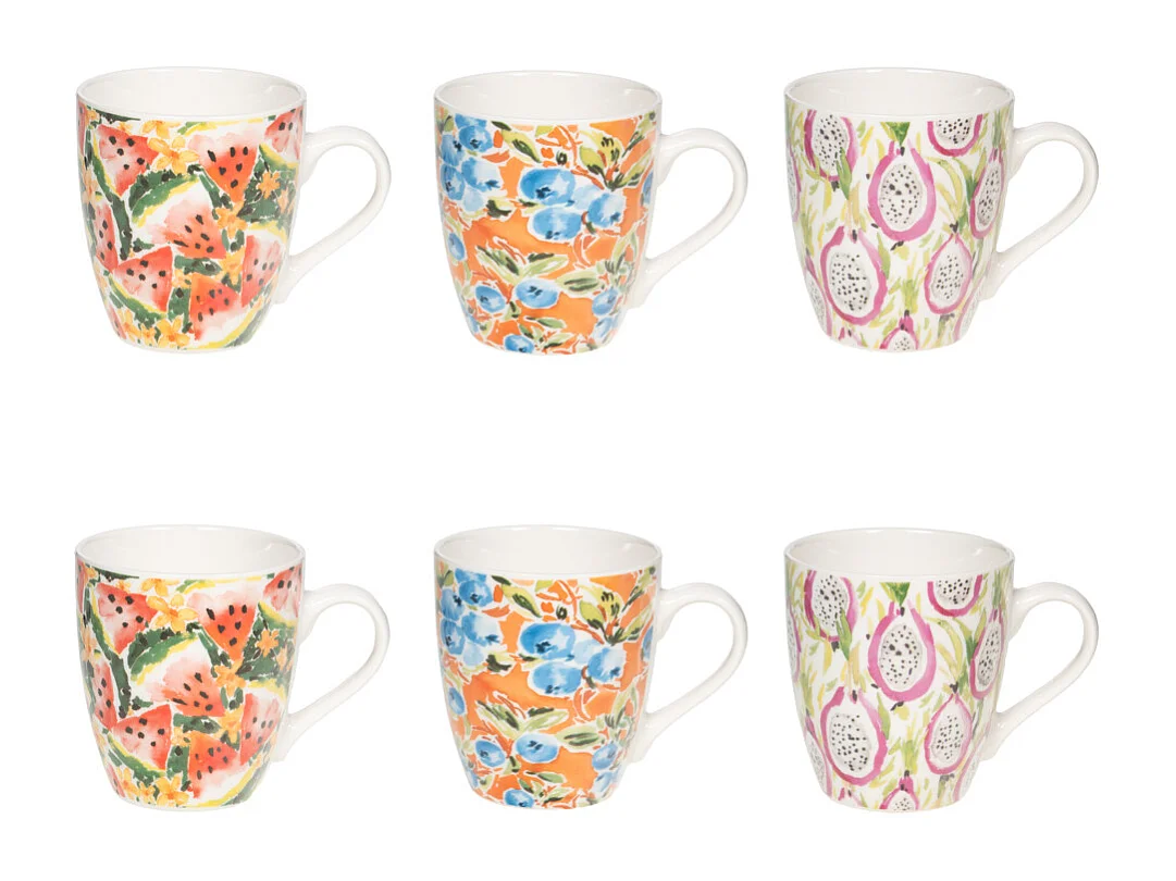 Coffret de 6 tasses Salvador 23 cl