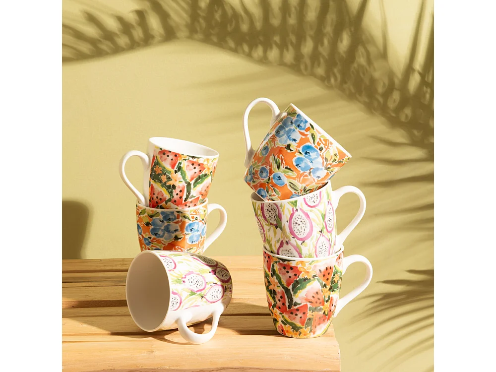 Coffret de 6 tasses Salvador 23 cl