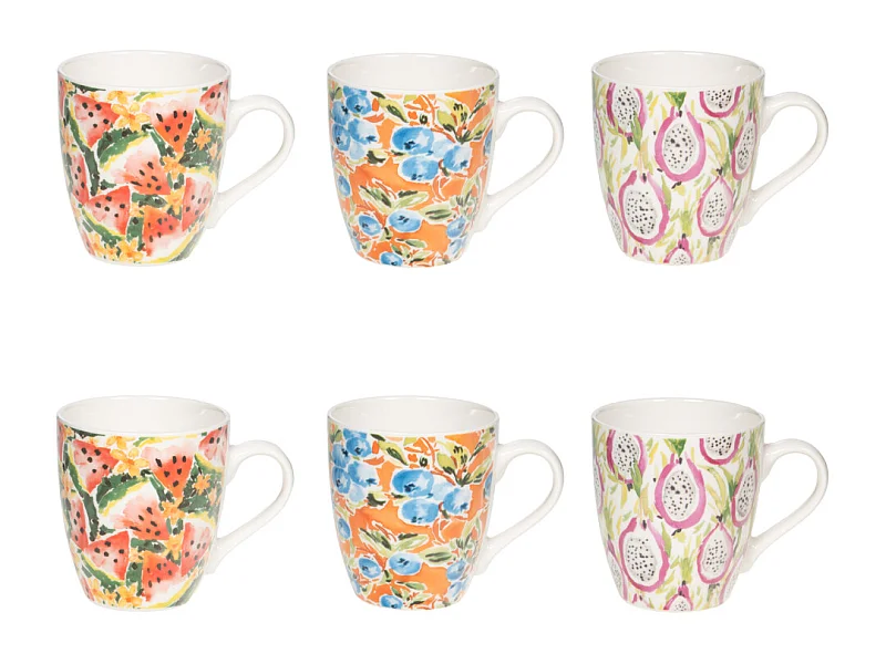 Coffret de 6 tasses Salvador 23 cl