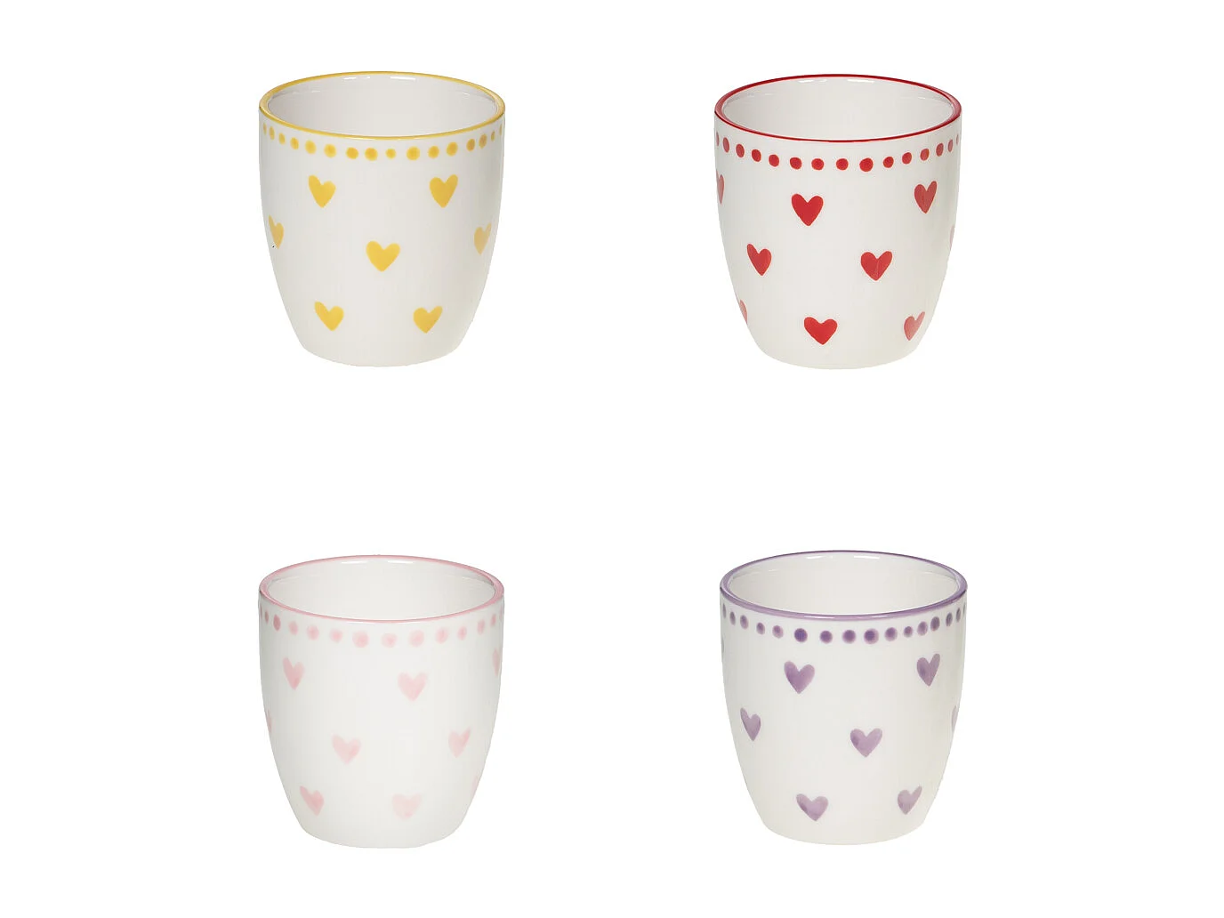 Coffret de 4 tasses Love 13 cl