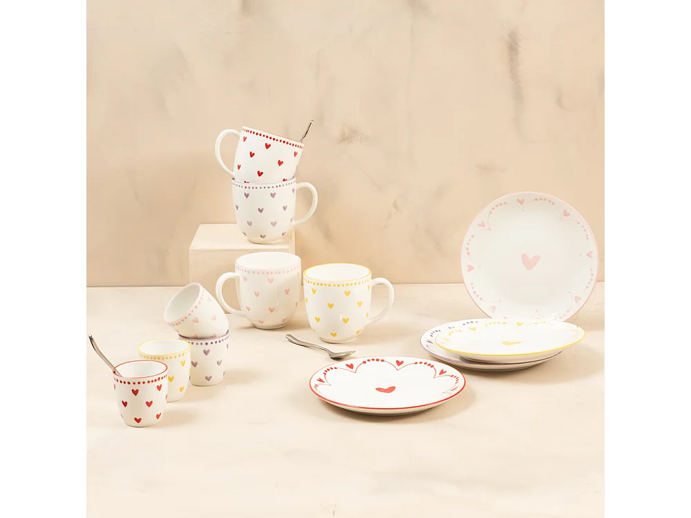 Coffret de 4 tasses Love 13 cl