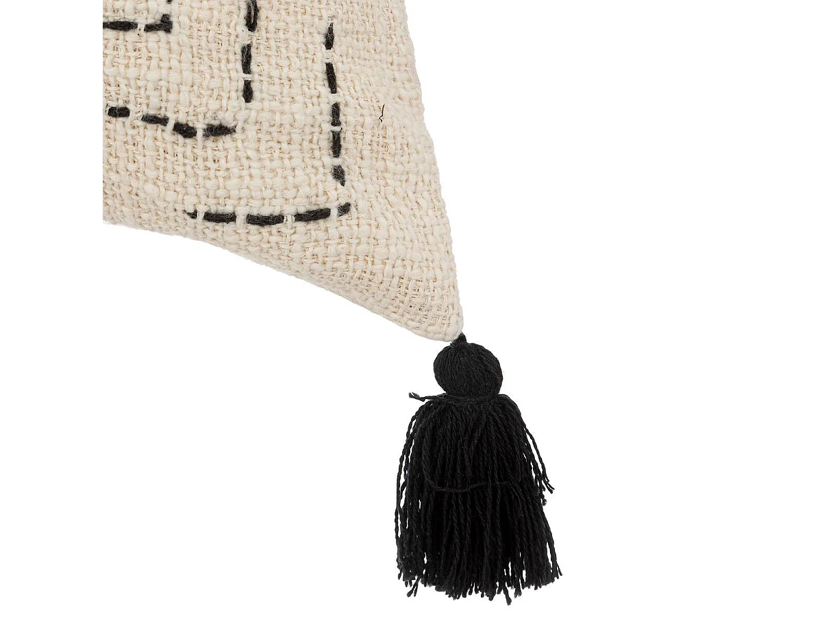 Housse de Coussin "Stitch" 40x40cm Beige