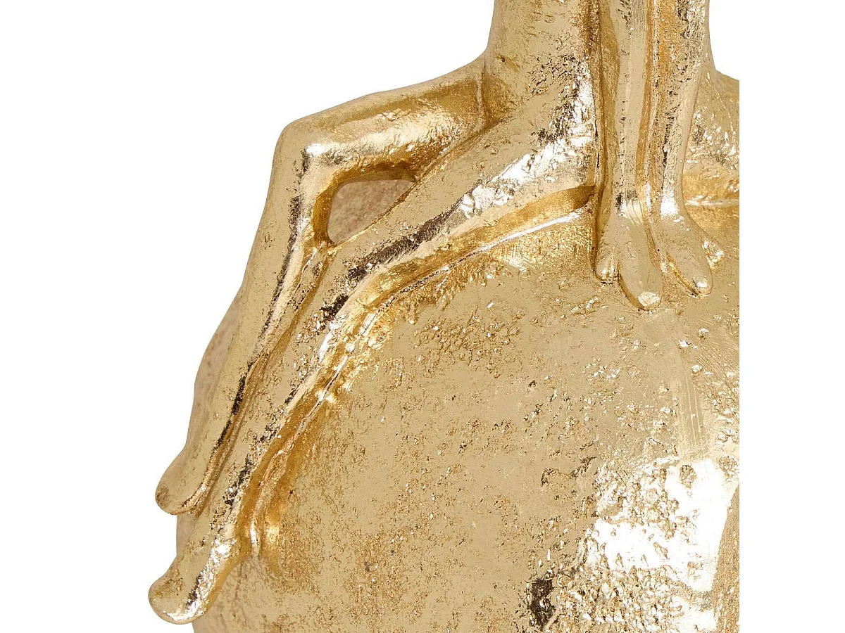 Statuette Déco Femmes en Résine "Hapi' 22cm Doré