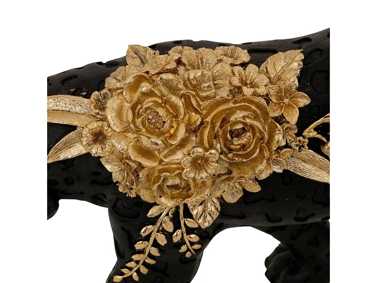 Statuette Panthère en Résine "Belli" 40cm Noir