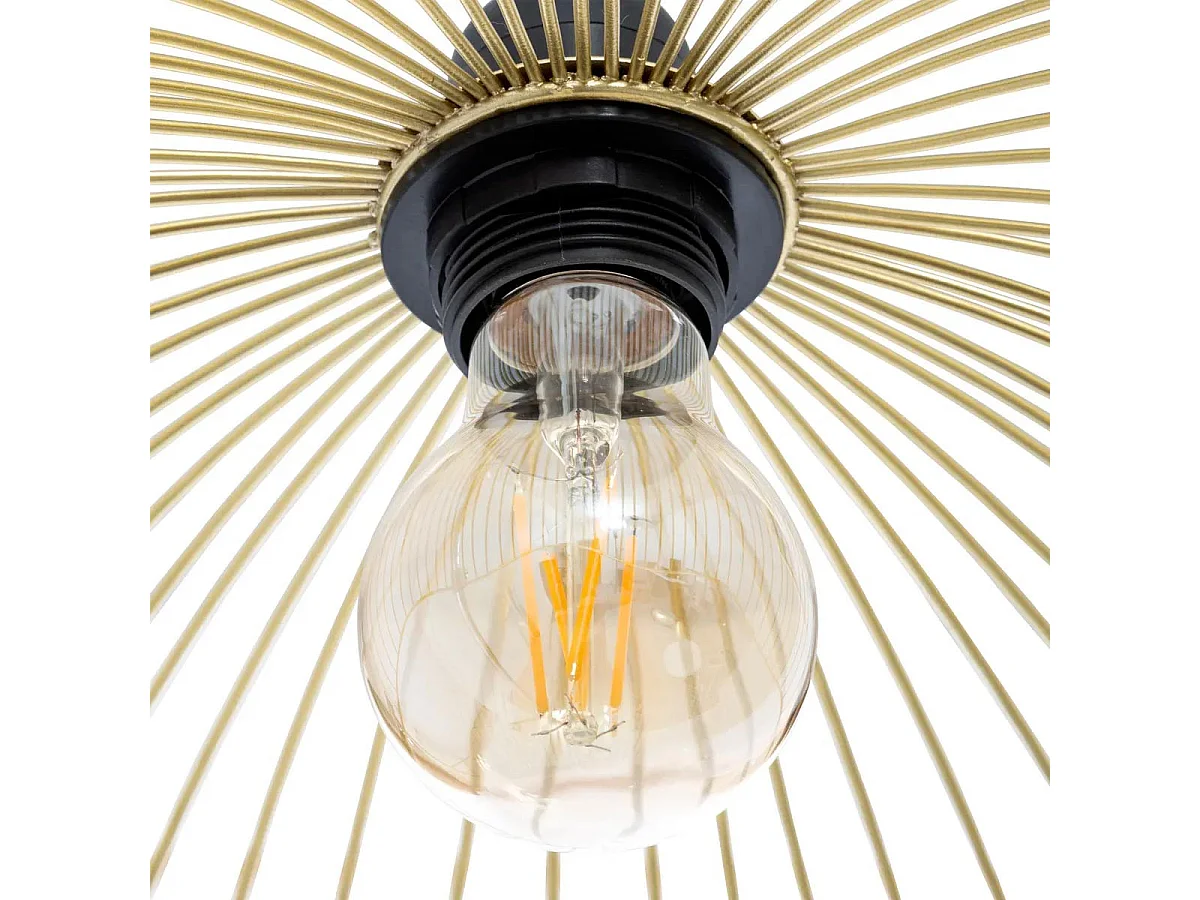 Lampe Suspension Design en Métal "Galt" 34cm Doré