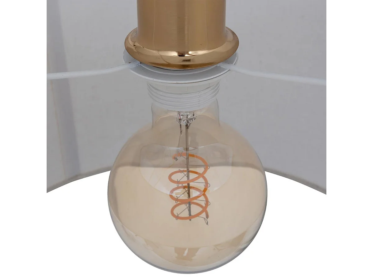 Lampadaire Design Arc "Tilio" 195cm Doré