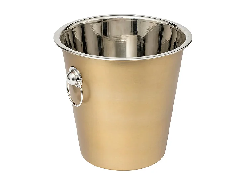 Seau à Champagne en Métal "Gold" 21cm Doré