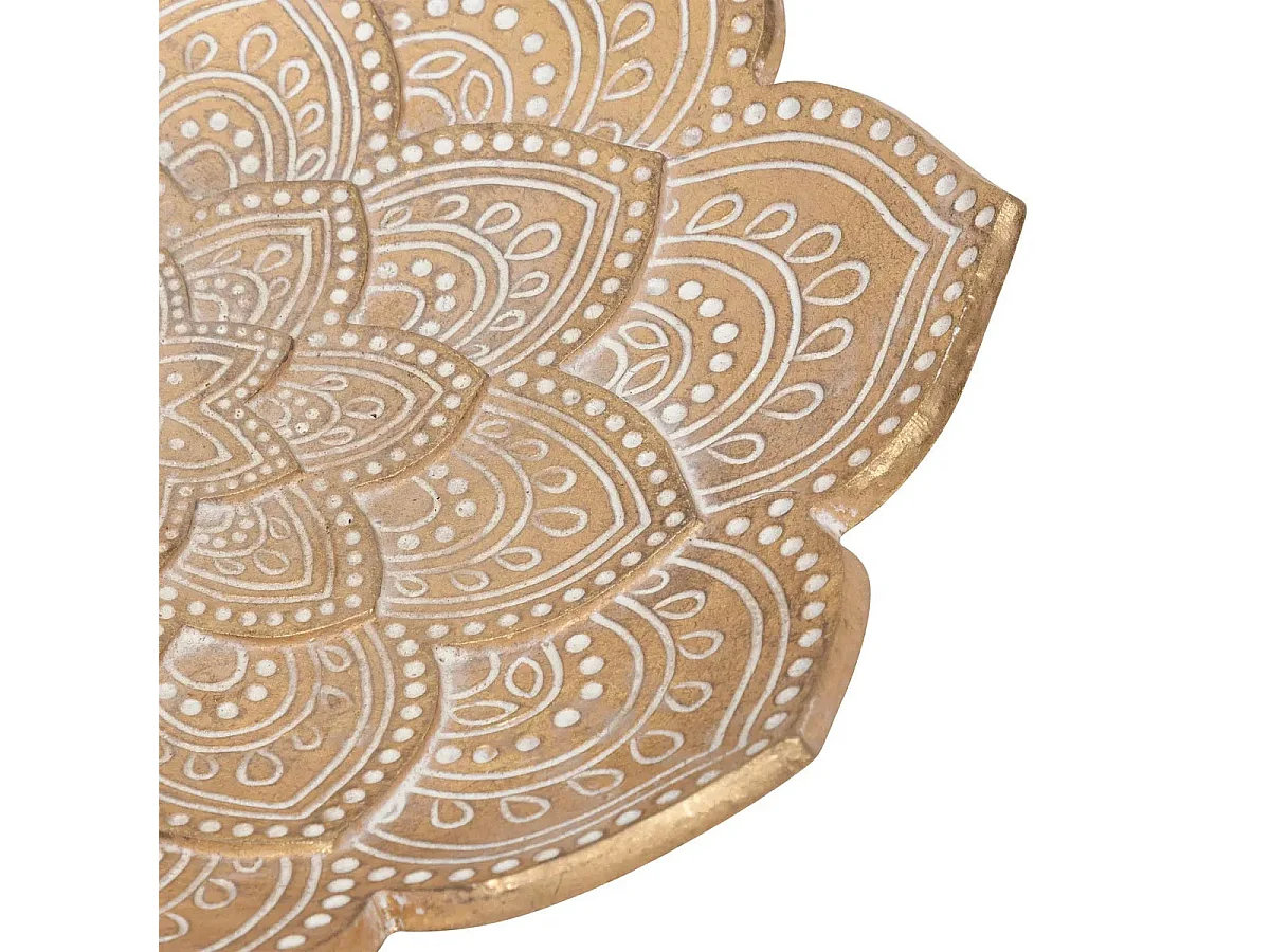 Coupelle Déco en Résine "Oasis" 29cm Doré