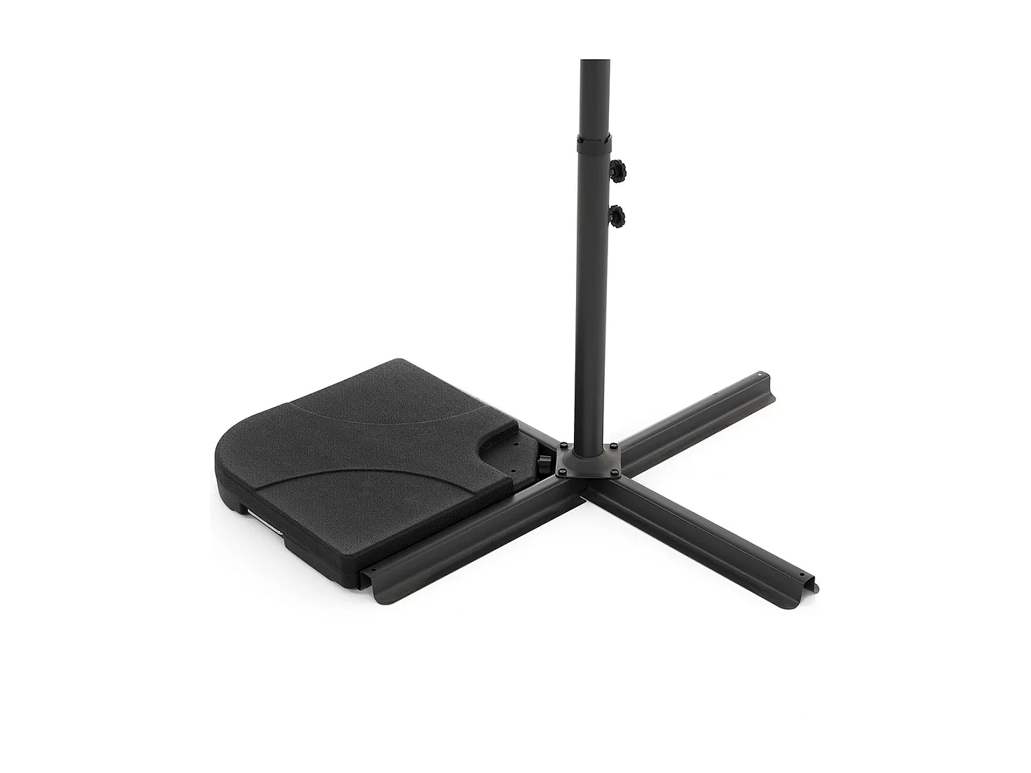 Set di 4 basi per ombrellone in plastica 50x50 cm