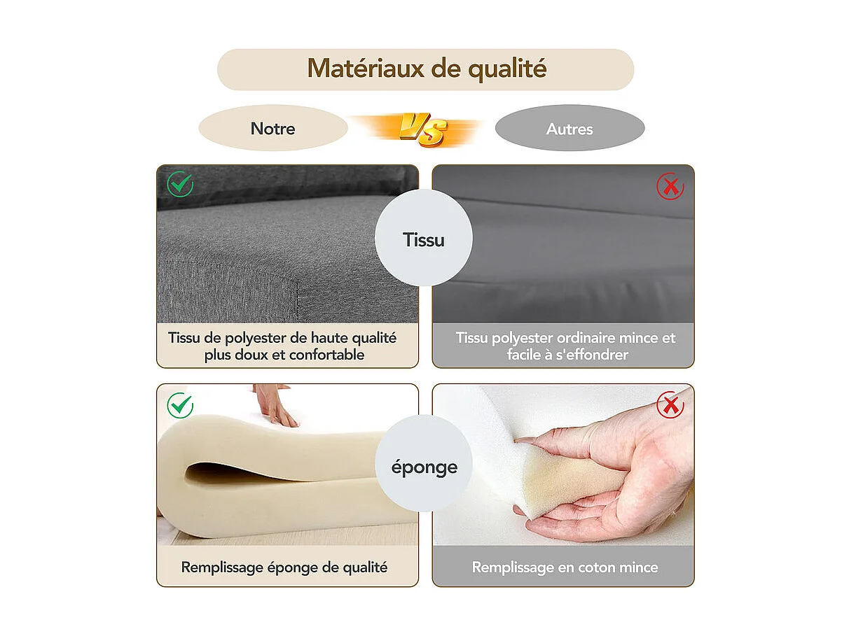 Gartenlounge Metall - mit klappbarem Sonnensegel - modulares Ecksofa und Couchtisch - Grau