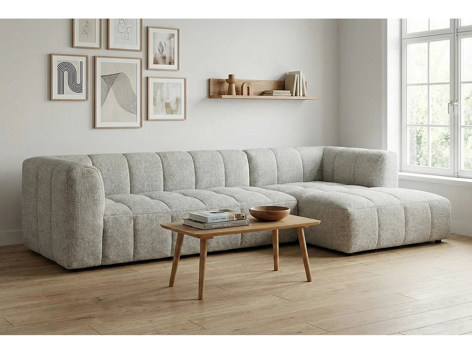 Canapé d’angle moderne Imola – confort et élégance intemporelle