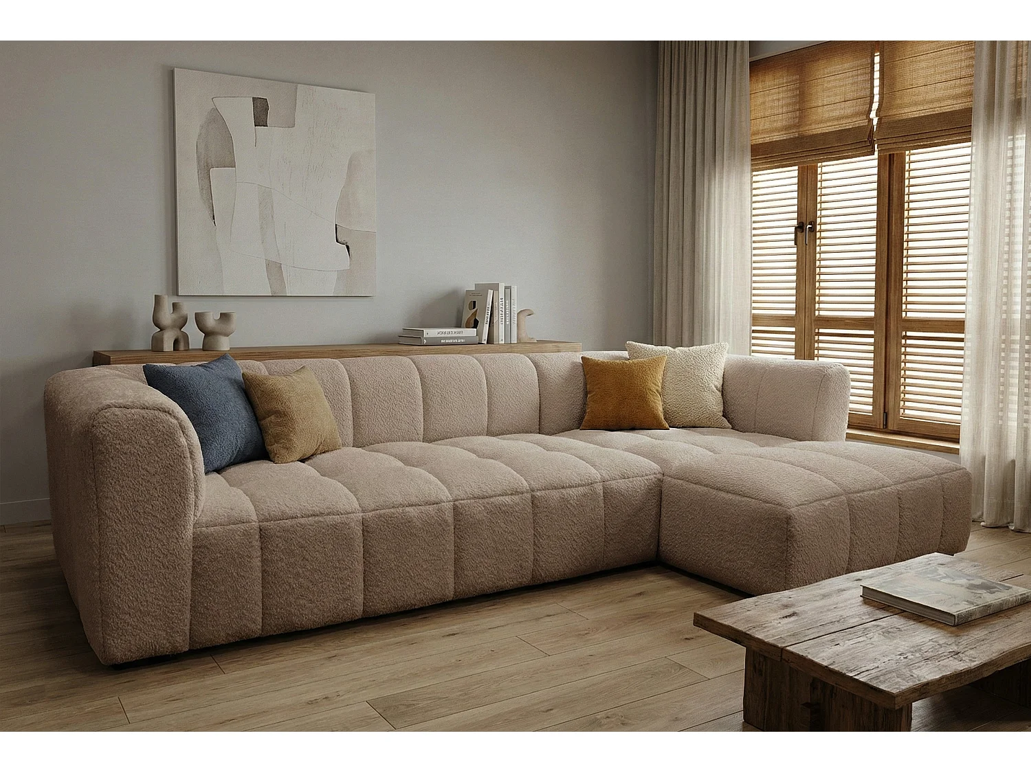 Canapé d’angle moderne Imola – confort et élégance intemporelle