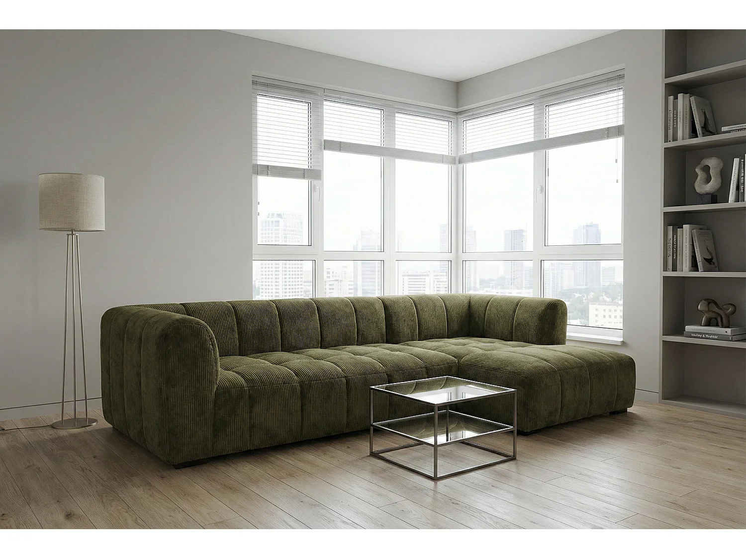 Canapé d’angle moderne Imola – confort et élégance intemporelle