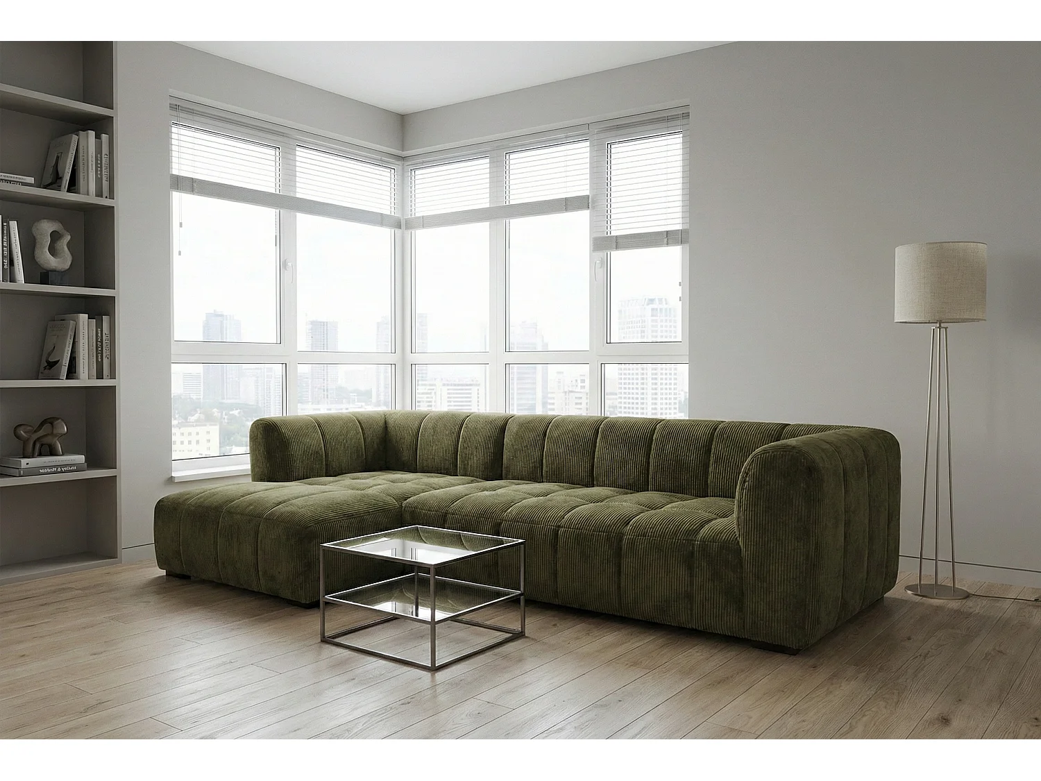 Canapé d’angle moderne Imola – confort et élégance intemporelle