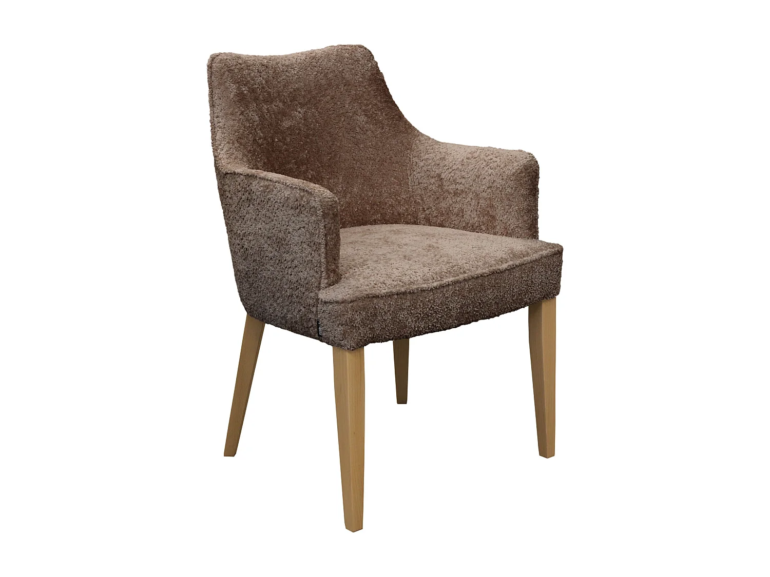 Chaise moderne Diamond Arm avec accoudoirs et pieds en bois