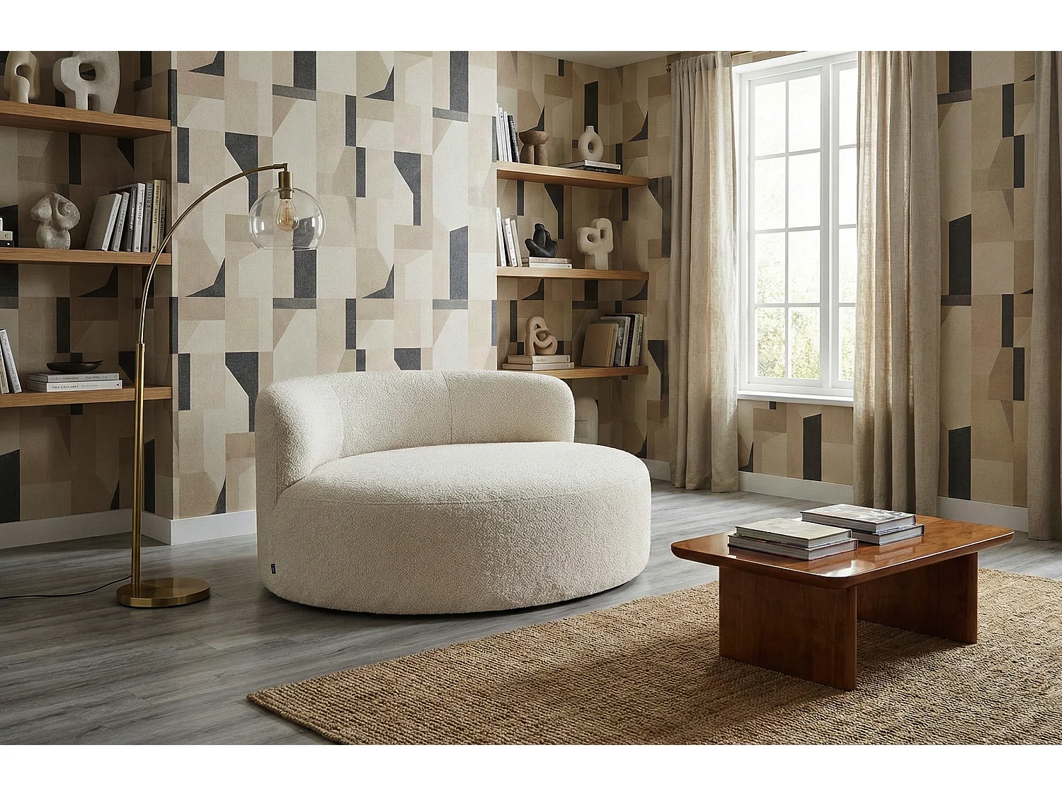 Canapé Luna deux places moderne | Assise confortable en mousse haute résilience | Design premium