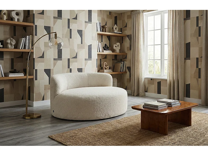 Luna modernes Zweisitzer-Sofa | Bequeme Sitzfläche aus hochelastischem Schaumstoff | Premium-Design