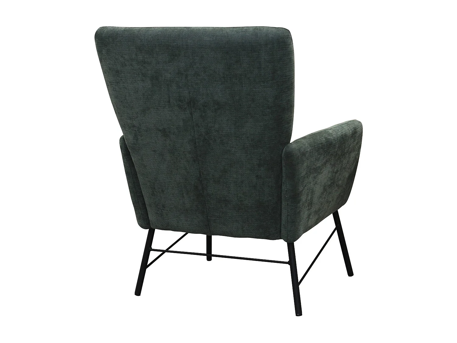 Fauteuil moderne en tissu vert – style contemporain - Breeze