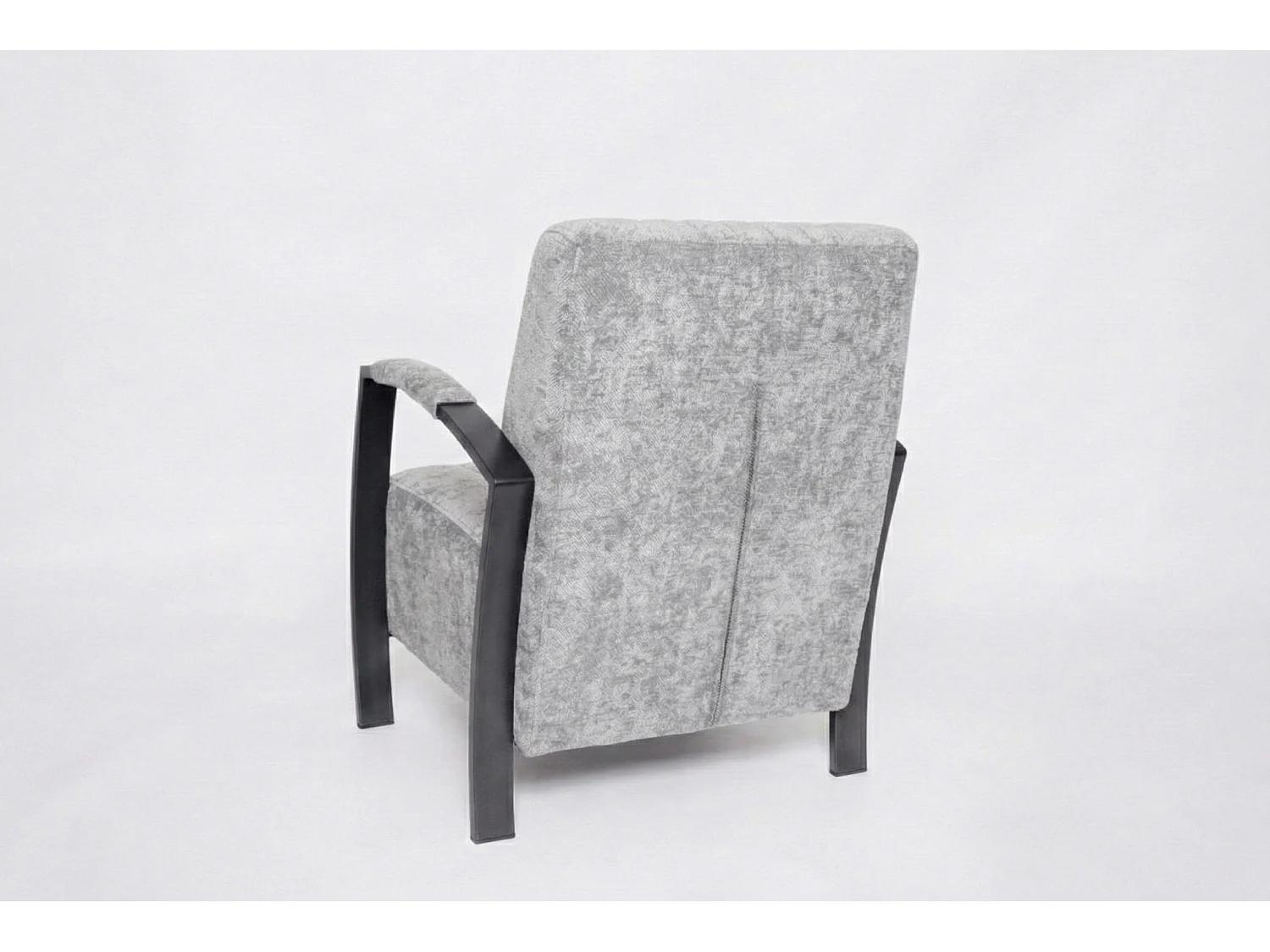 Fauteuil moderne en tissu couleur gris – style contemporain - Looft