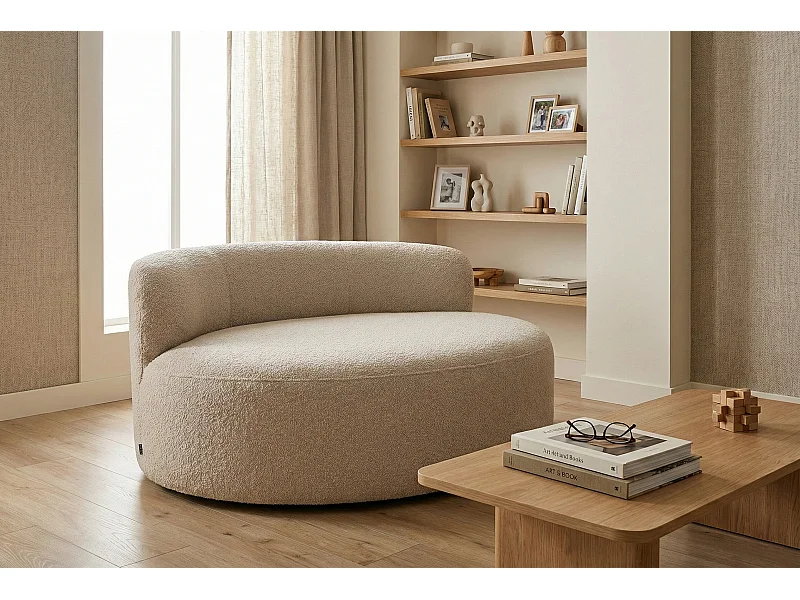 Canapé Luna deux places moderne | Assise confortable en mousse haute résilience | Design premium