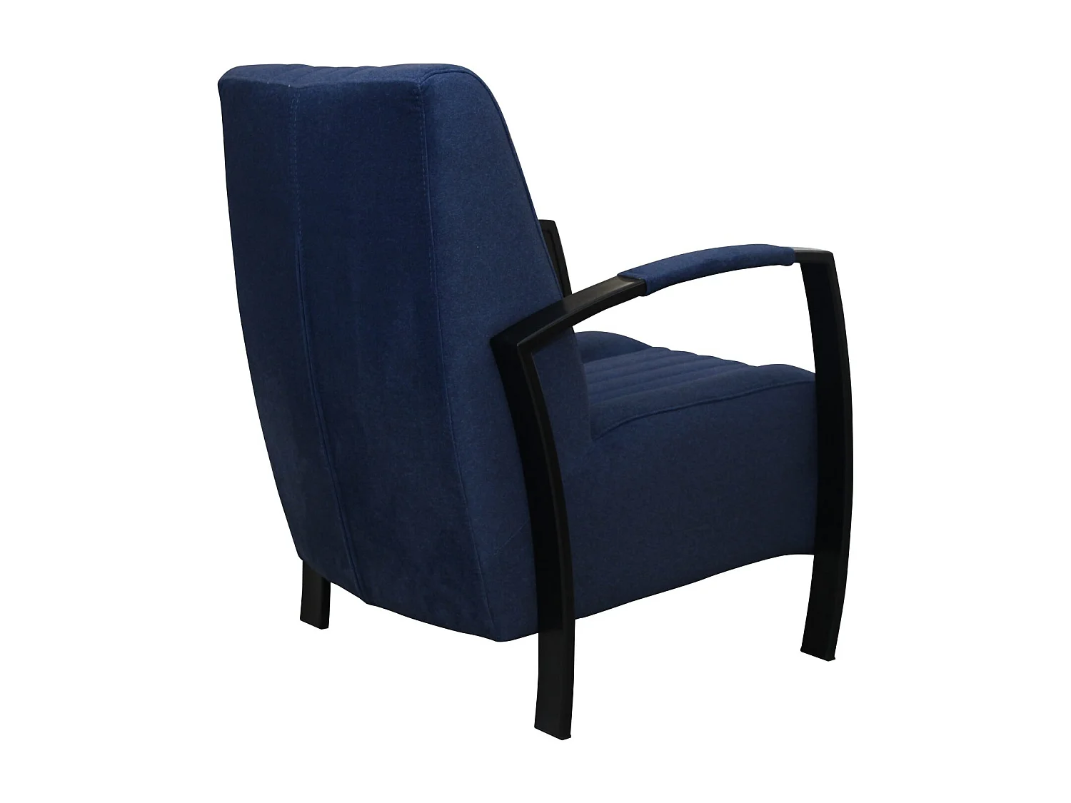 Fauteuil moderne en tissu couleur bleu fonce – style contemporain - Looft