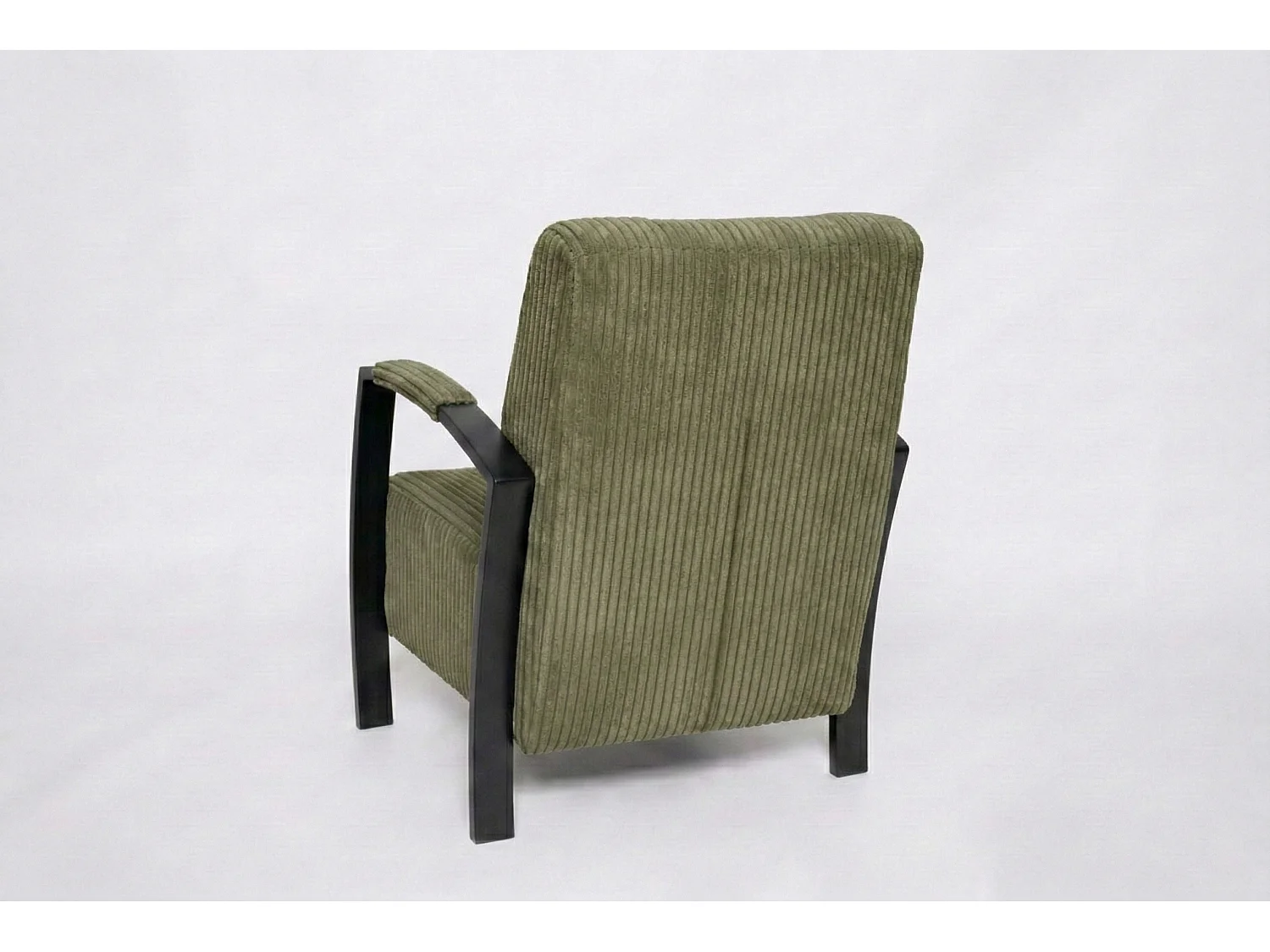 Fauteuil moderne en tissu couleur vert – style contemporain - Looft