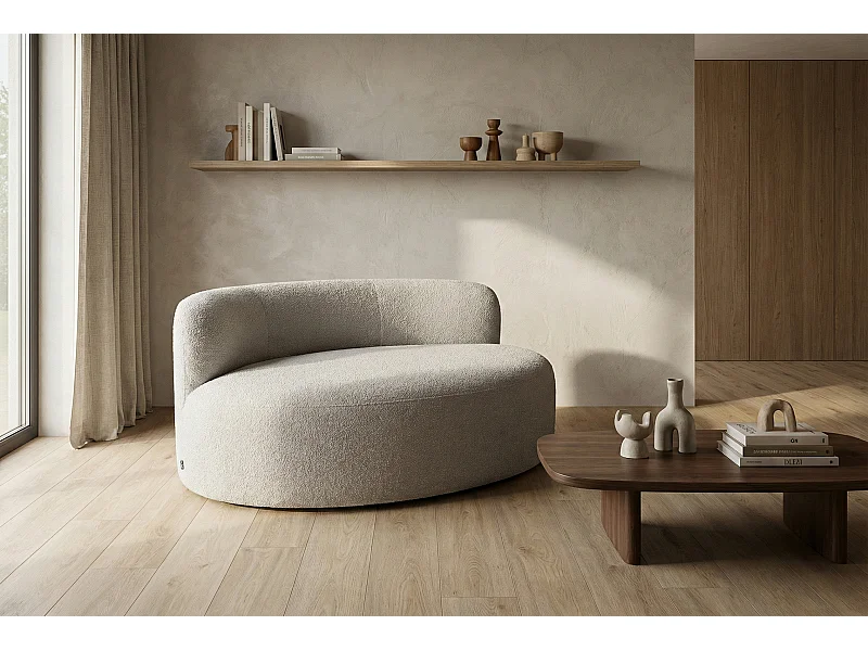 Canapé Luna deux places moderne | Assise confortable en mousse haute résilience | Design premium