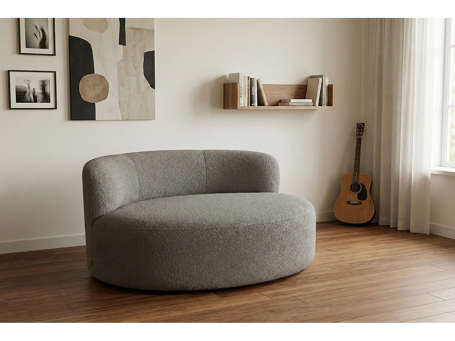 Canapé Luna deux places moderne | Assise confortable en mousse haute résilience | Design premium