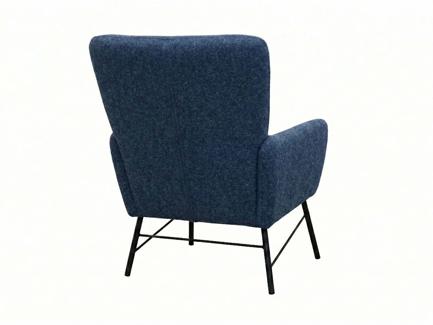 Fauteuil moderne en tissu couleur bleu – style contemporain - Breeze