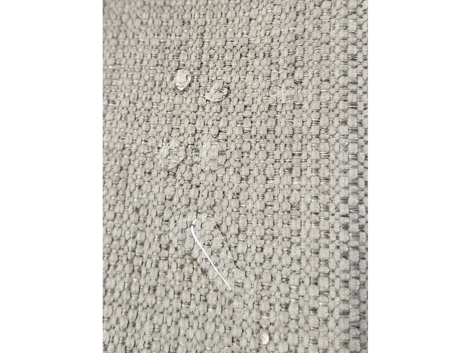 Fauteuil moderne en tissu gris – style contemporain - Breeze