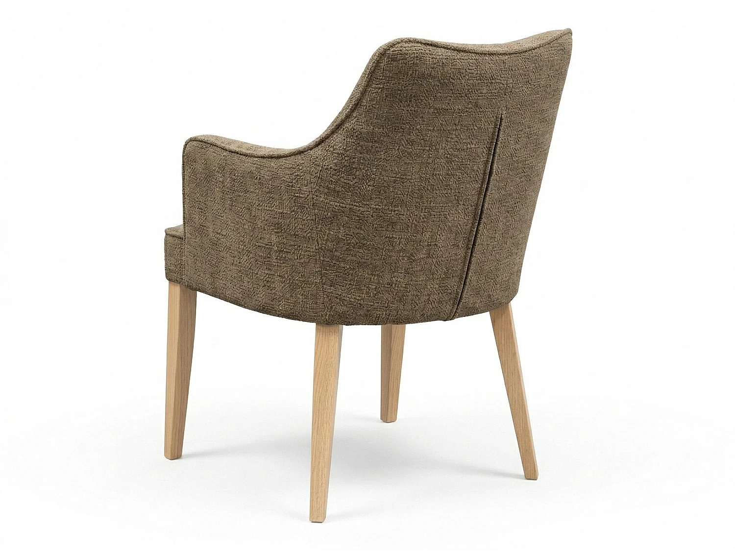 Chaise moderne Diamond Arm avec accoudoirs et pieds en bois