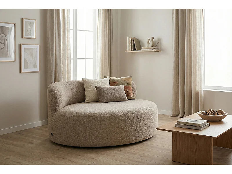 Canapé Luna deux places moderne | Assise confortable en mousse haute résilience | Design premium