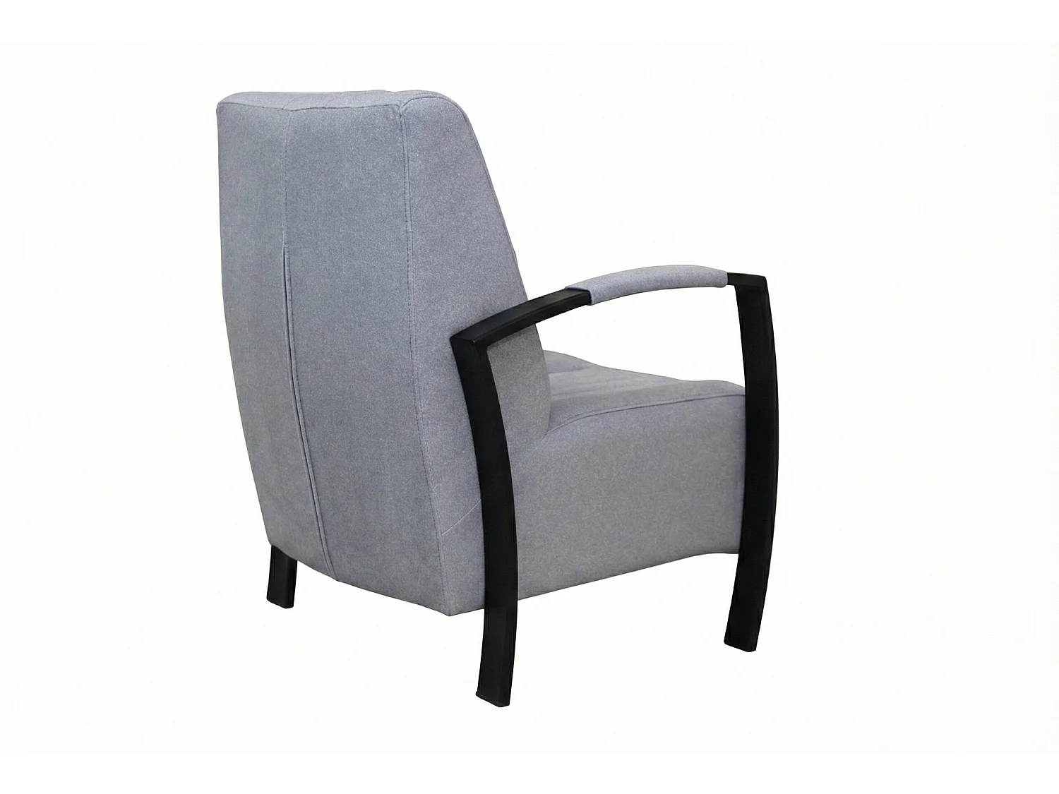 Fauteuil moderne en tissu couleur gris – style contemporain - Looft