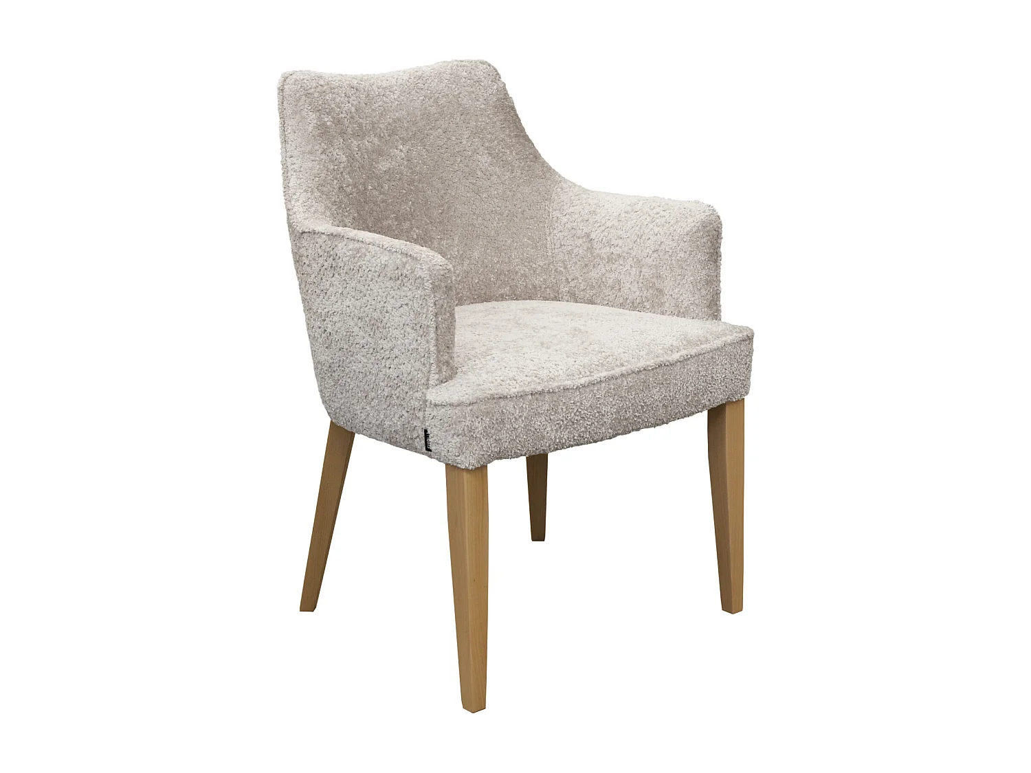 Chaise moderne Diamond Arm avec accoudoirs et pieds en bois