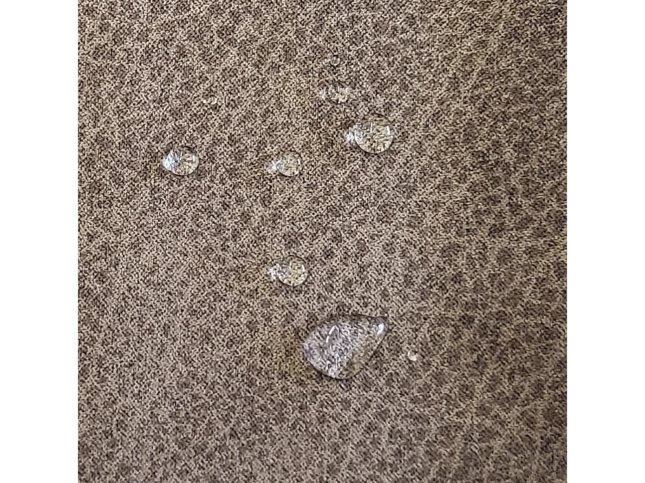 Fauteuil moderne en tissu couleur marron – style contemporain - Looft