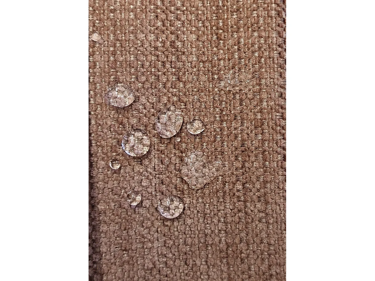 Fauteuil moderne en tissu couleur corail – style contemporain - Breeze